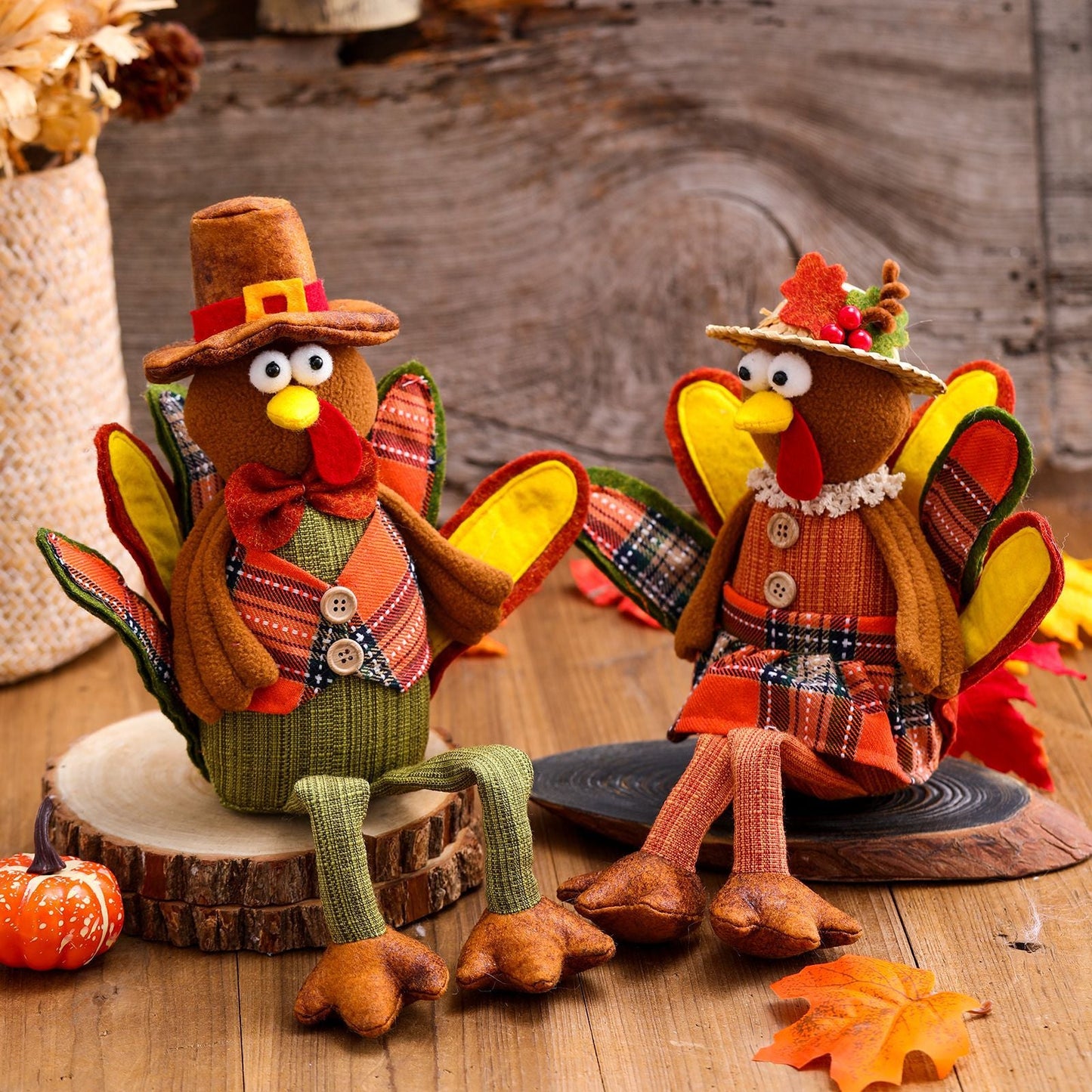 Thanksgiving Decorative Turkey Ornaments