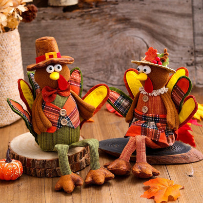 Thanksgiving Decorative Turkey Ornaments