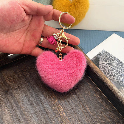 Tassel Love Plush Keychains