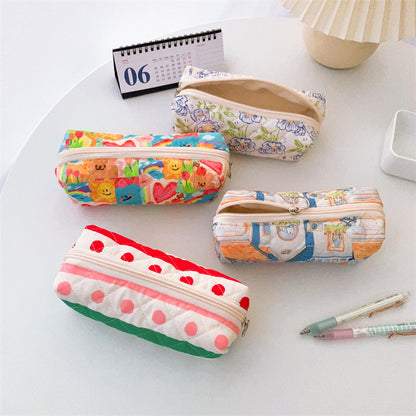 Cotton Floral Pencil Case