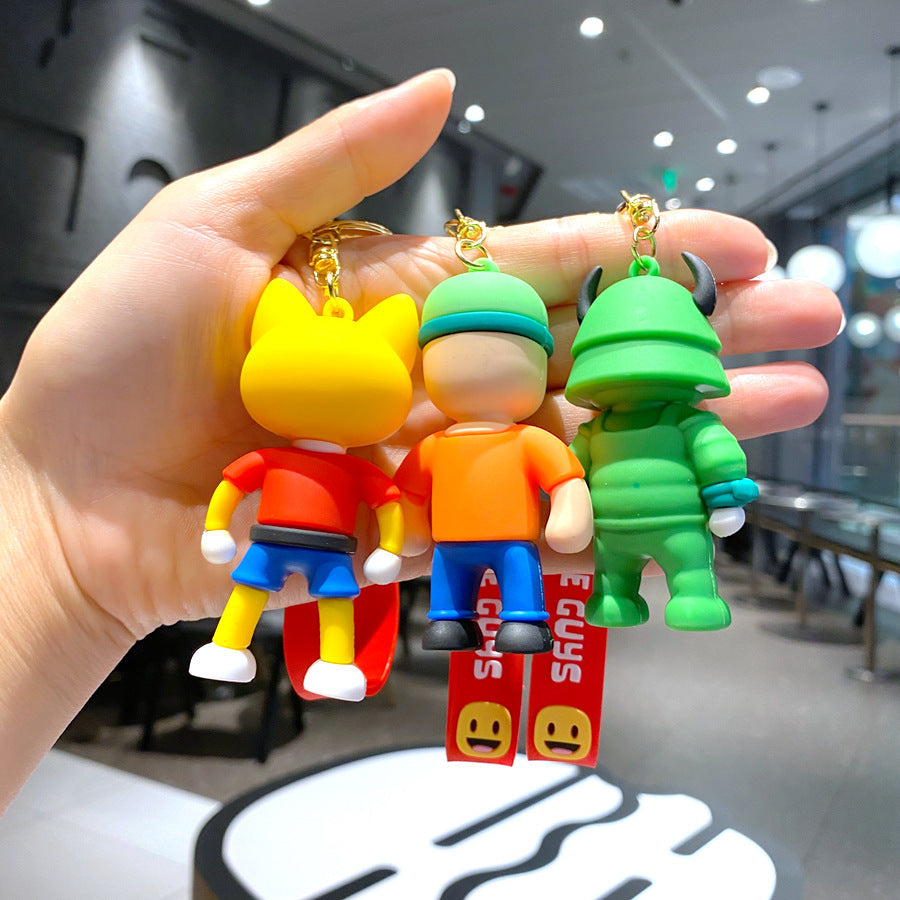 Wholesale Cartoon Anime PVC Soft Keychain Creative Keychain ACCVIP-KC-XinShu002