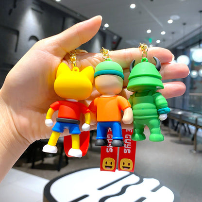 Wholesale Cartoon Anime PVC Soft Keychain Creative Keychain ACCVIP-KC-XinShu002