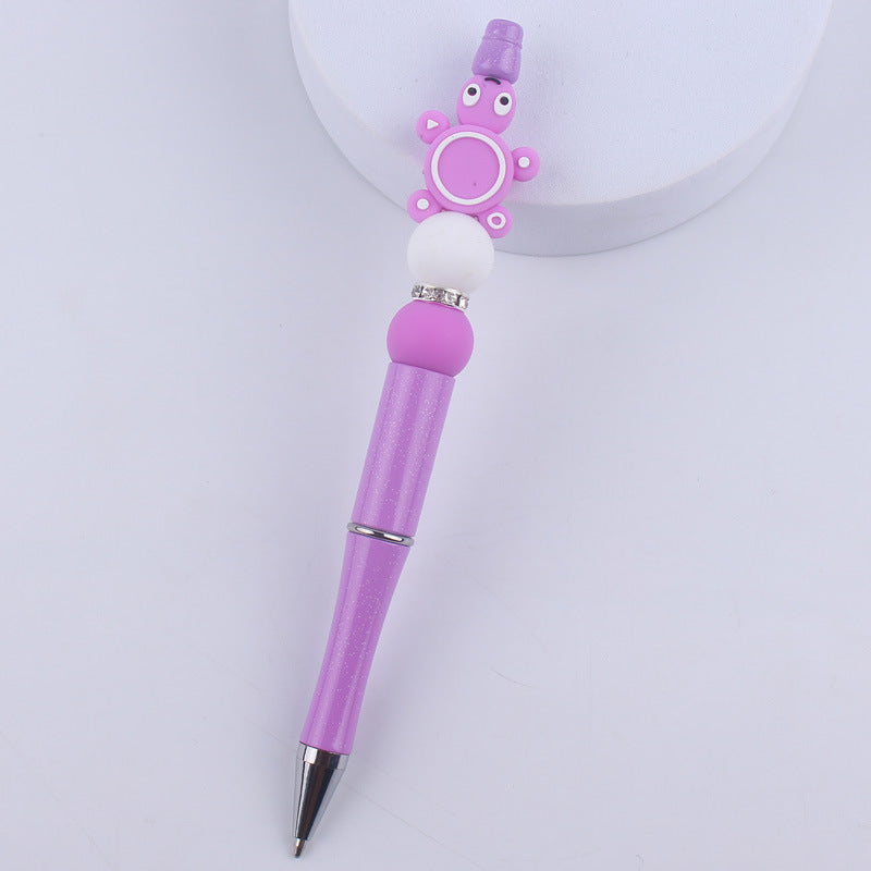 Cartoon Animal Silicone Handmade Beadable Pens