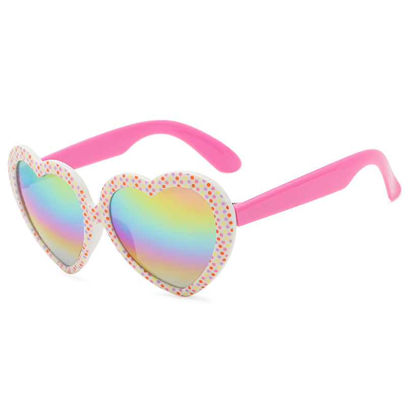 Heart Shape PC Kids Sunglasses