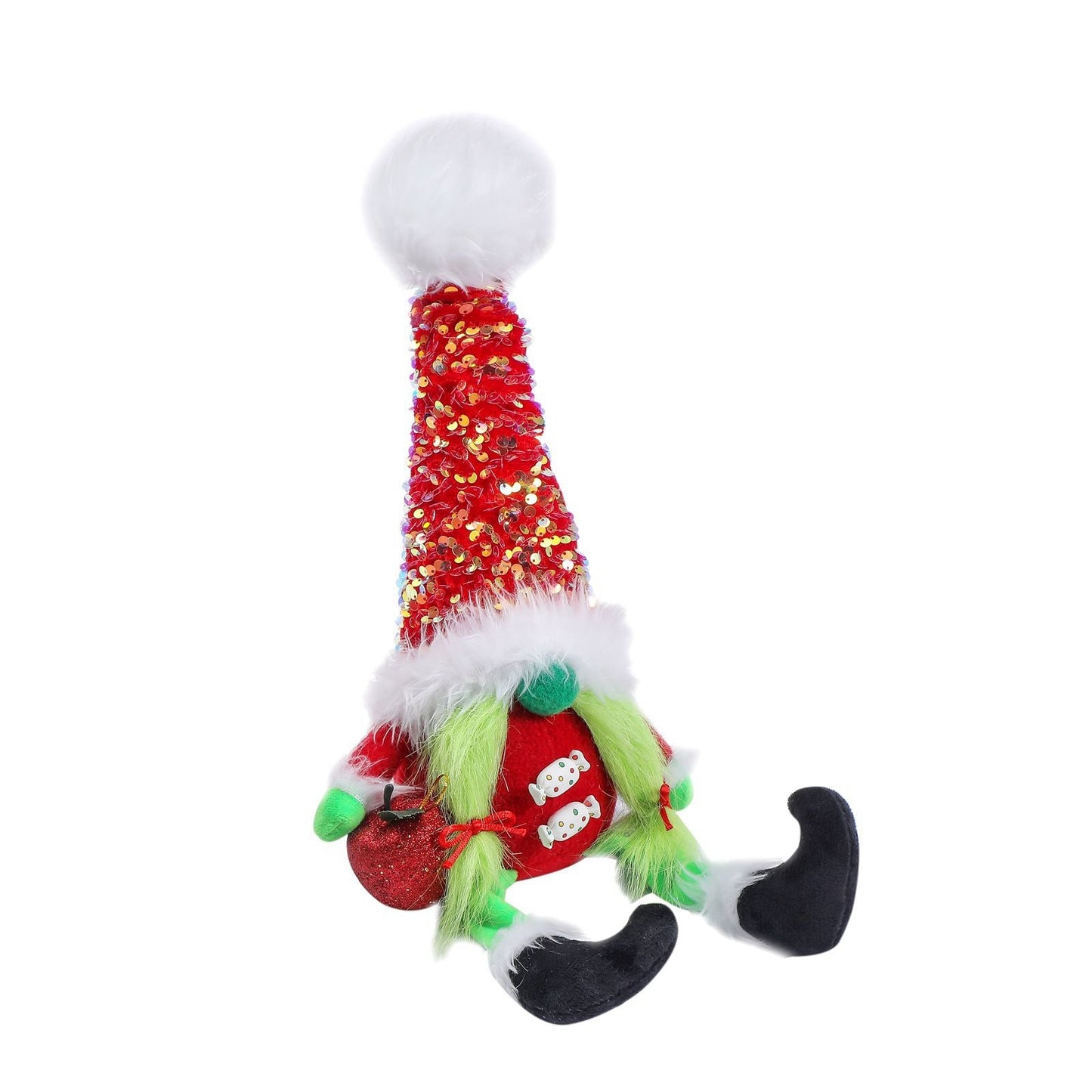 Christmas Green Dwarf Elf Doll Ornaments