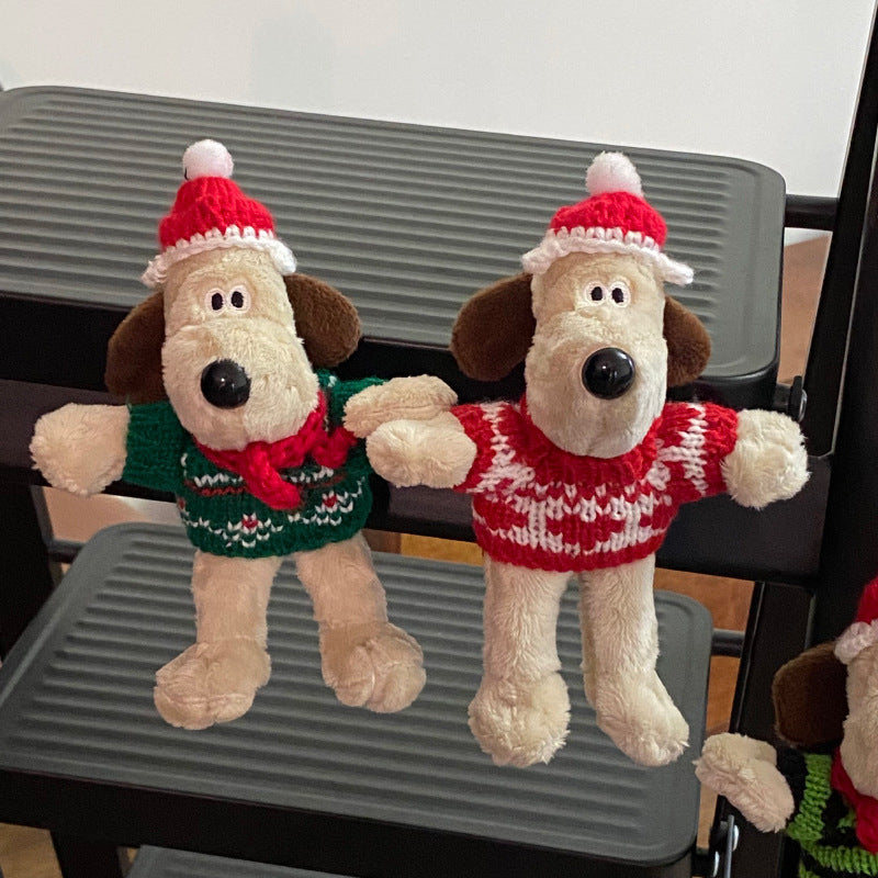 Christmas Hats, Scarves, Puppies, Plush Refrigerator Stickers
