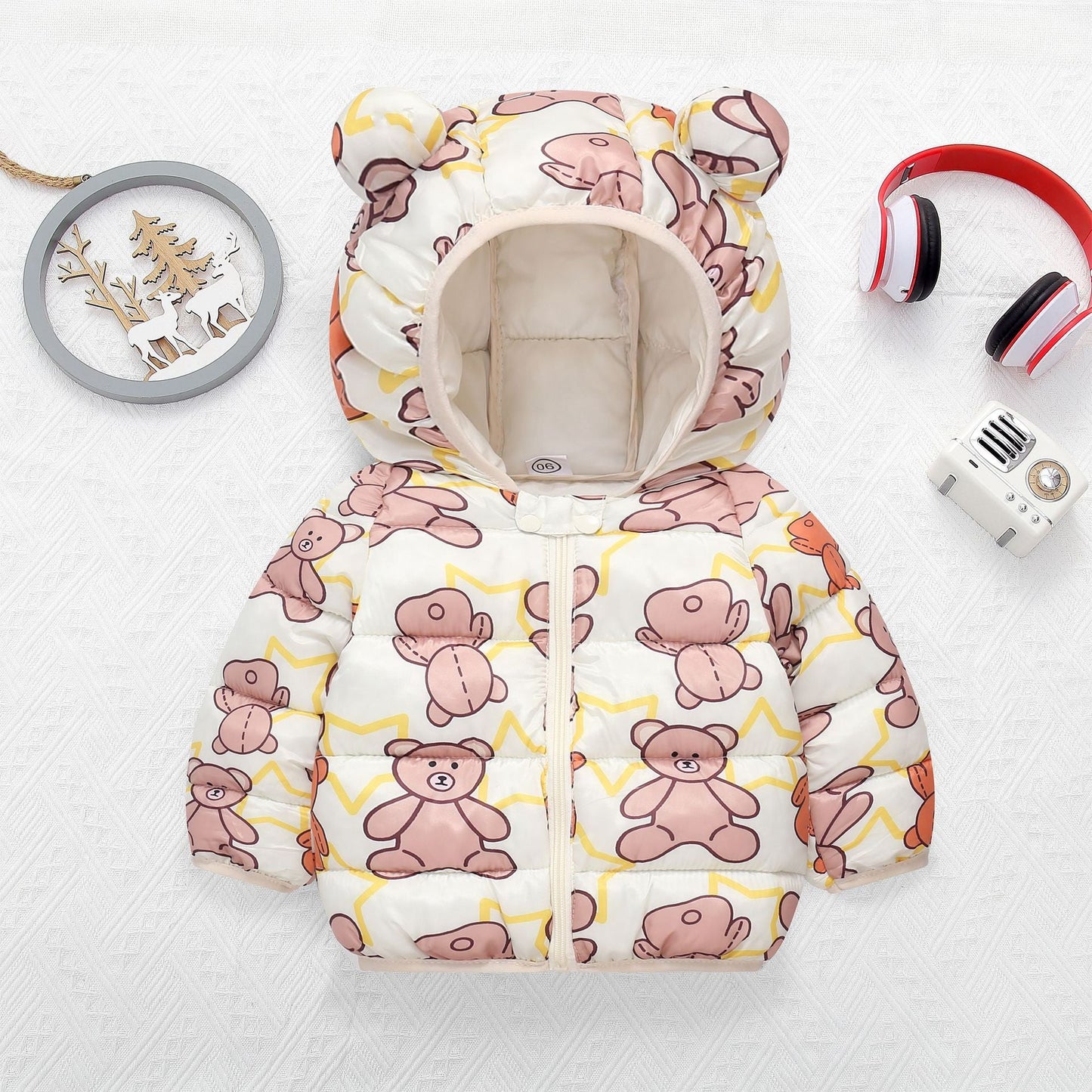 Wholesale Autumn/Winter Down Cotton Polyester Baby Clothes