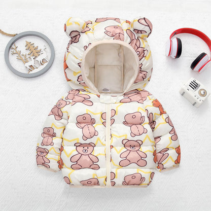 Wholesale Autumn/Winter Down Cotton Polyester Baby Clothes