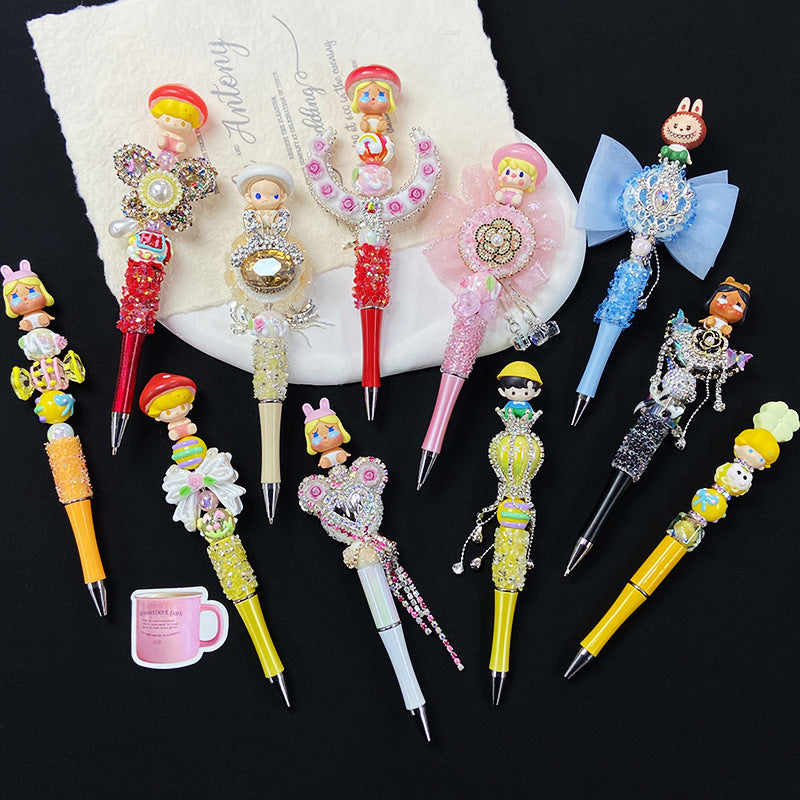 Beaded Pens Heavy Duty Hand-painted Diamond Beads Bow