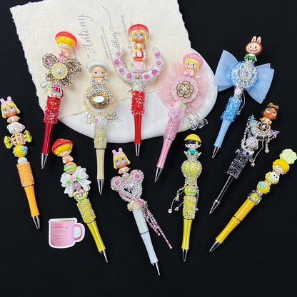Beaded Pens Heavy Duty Hand-painted Diamond Beads Bow