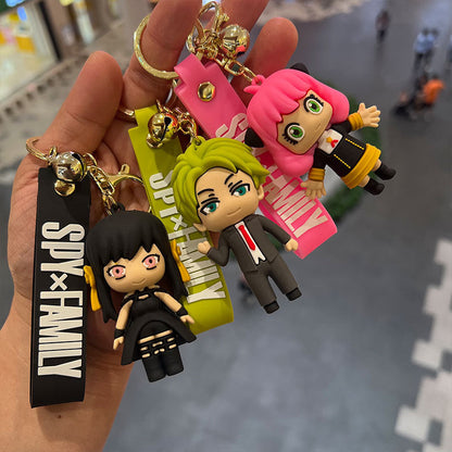 Cartoon PVC Silicone Keychains Creative Keychain