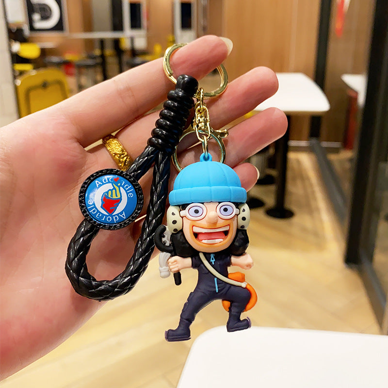 Wholesale Cartoon Anime PVC Soft Glue Keychain Cute Keychain ACC-KC-ErLu018