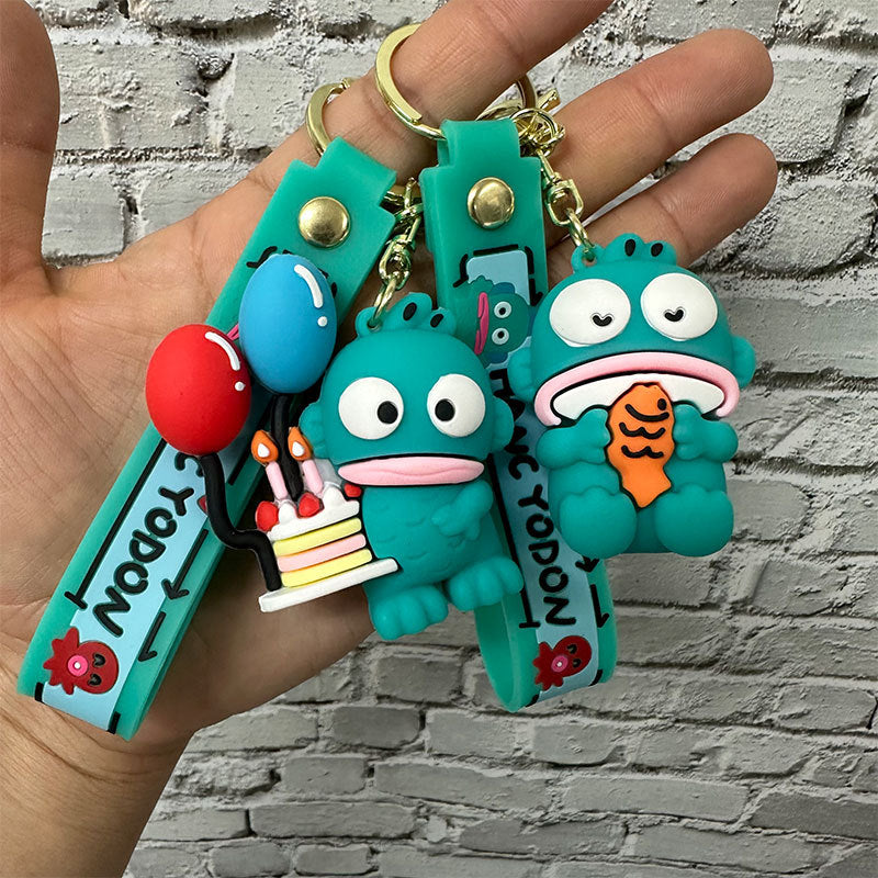 Cartoon PVC Silicone Keychains Creative Keychain