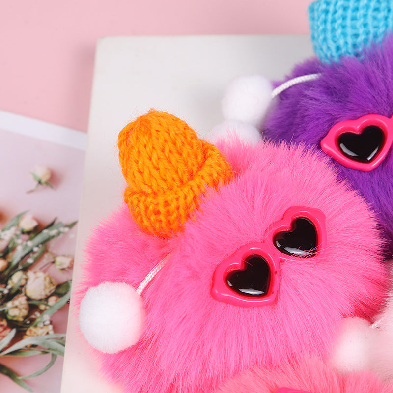 Hair Ball Elf Keychain