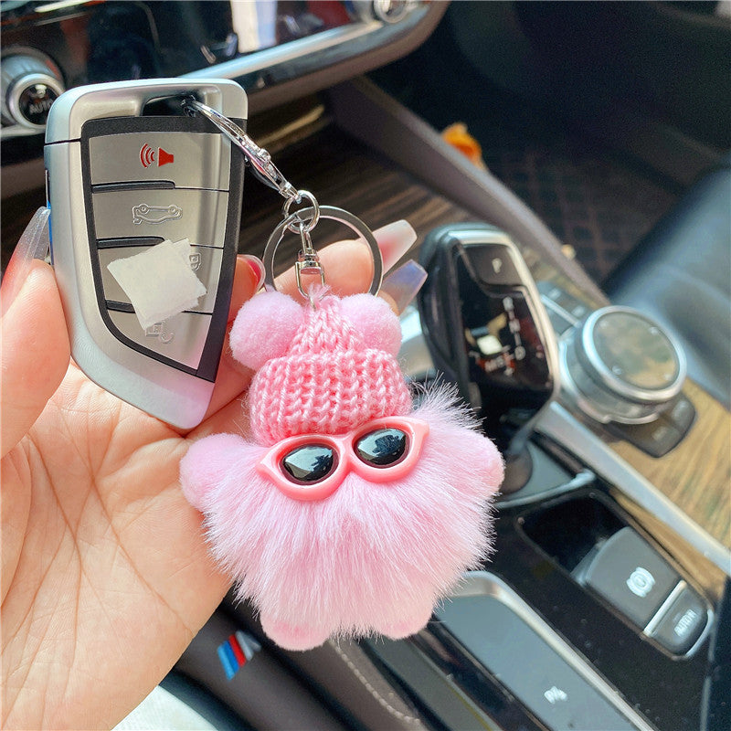 Fur Ball Doll Keychain