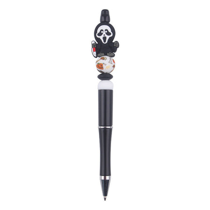 Beaded Pens DIY Handmade Cartoon Halloween Silicone Teether