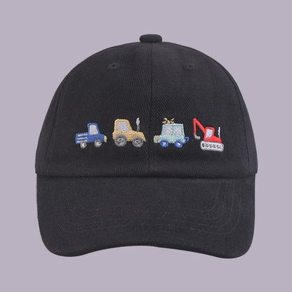 Cartoon Car Children's Outdoor Activities Visor Caps