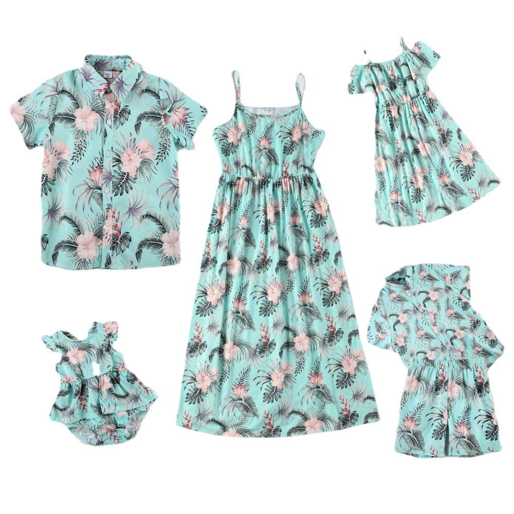 Wholesale baby family parent-child cotton Baby Clothes