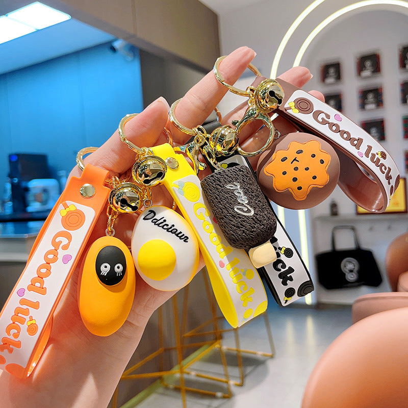 Simulation Food Cookies Resin Keychain