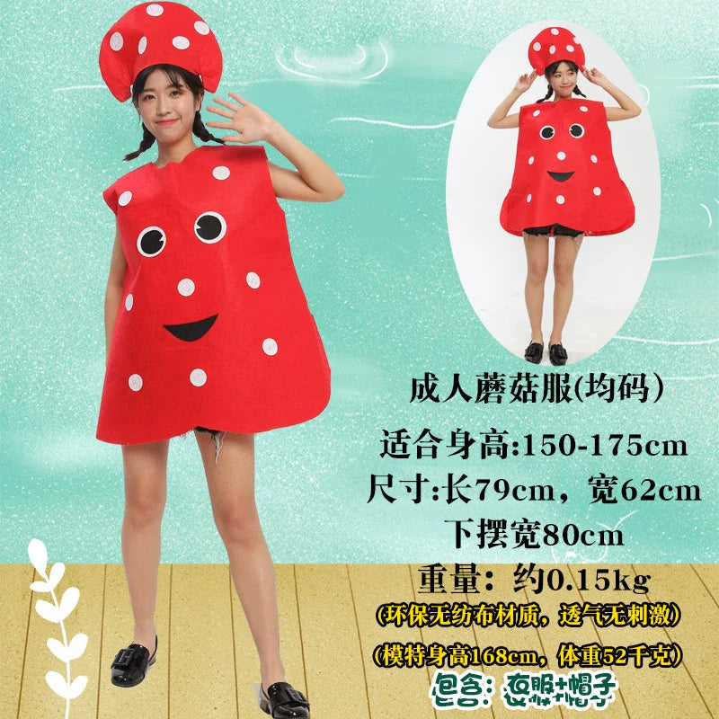 Children's Fruit and Vegetable Costume Environmental-Friendly