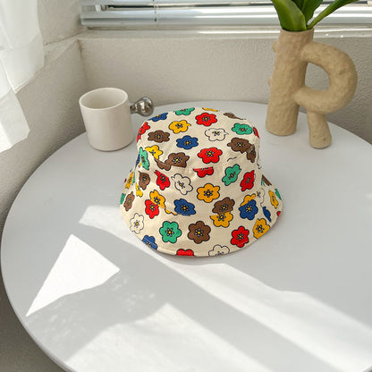 Summer Thin Cotton Kids Bucket Hat