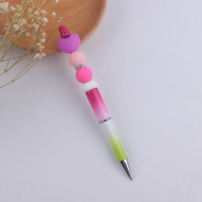 Cartoon Love Silicone Handmade Bead Pen