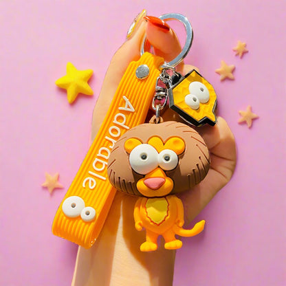 Cartoon Silicone Animal Giraffe Cute Creative Keychain