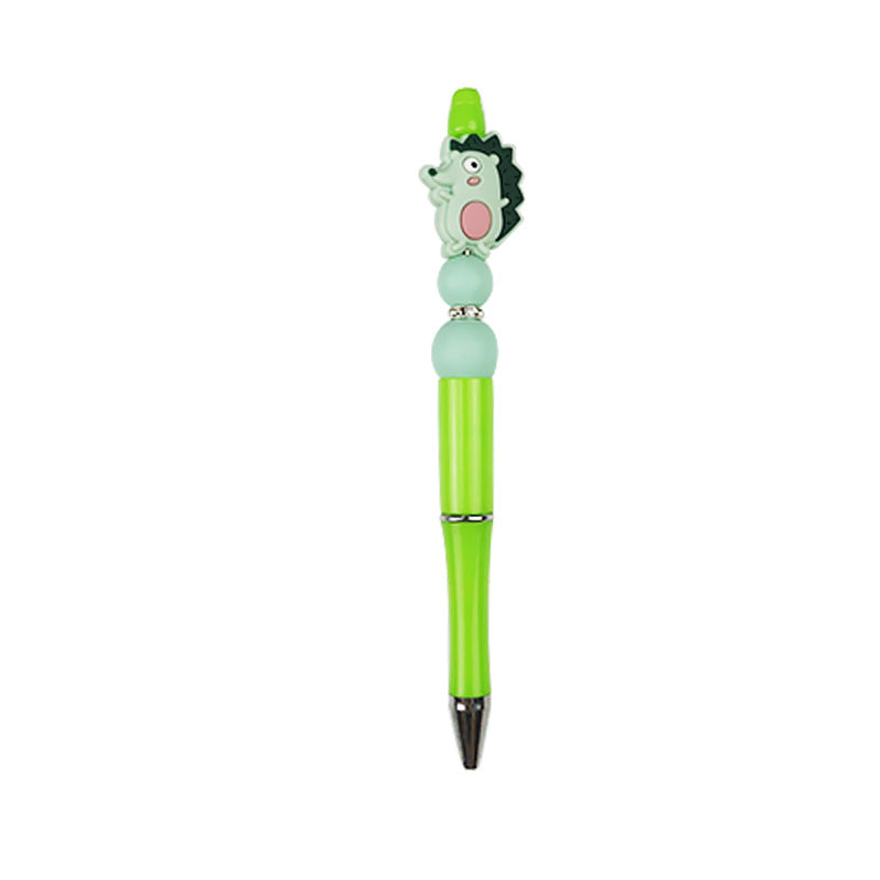 10pcs/pack DIY Handmade Cartoon Hedgehog Silicone Bead Pen