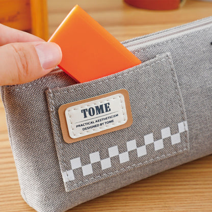High-capacity Zipper Canvas Pencil Case