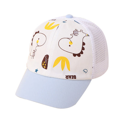 Cotton Kids Cartoon Dinosaur Baseball Cap