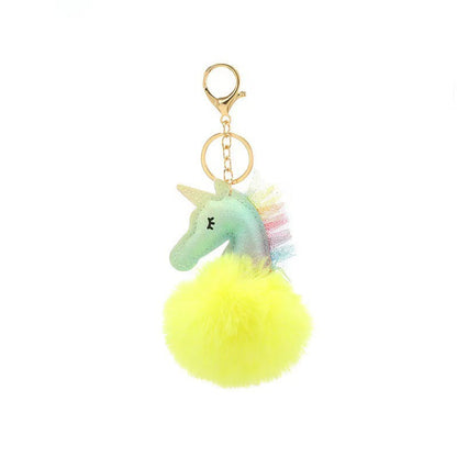 Lace Lace Lace Unicorn Plush Ball Keychains