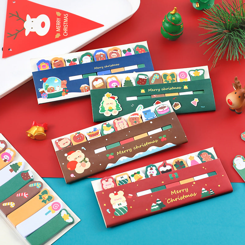Paper Christmas Sticky Notes