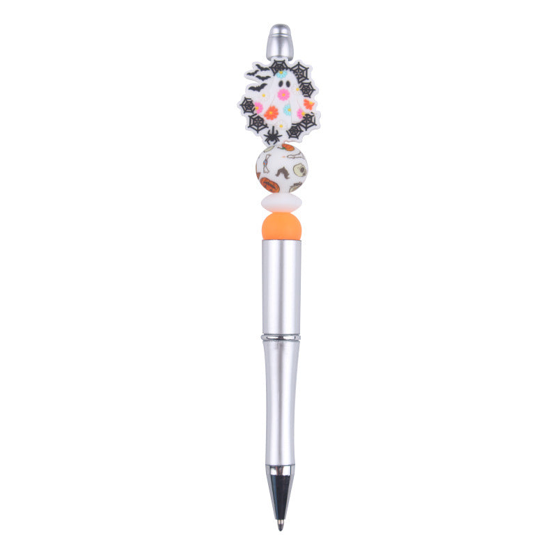 Beaded Pens DIY Creative Cute Cartoon Halloween Silicone