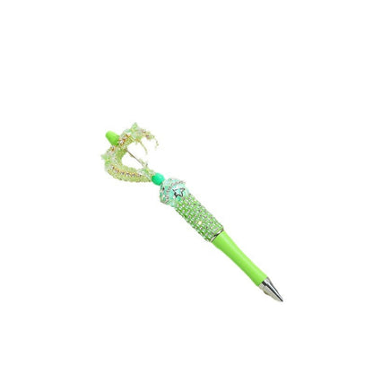 Beaded Pens Colorful Handmade Beaded Twisting Rhinestone Love