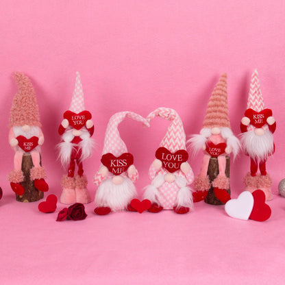 Fabric Love Doll Valentine's Day Decorative Ornaments