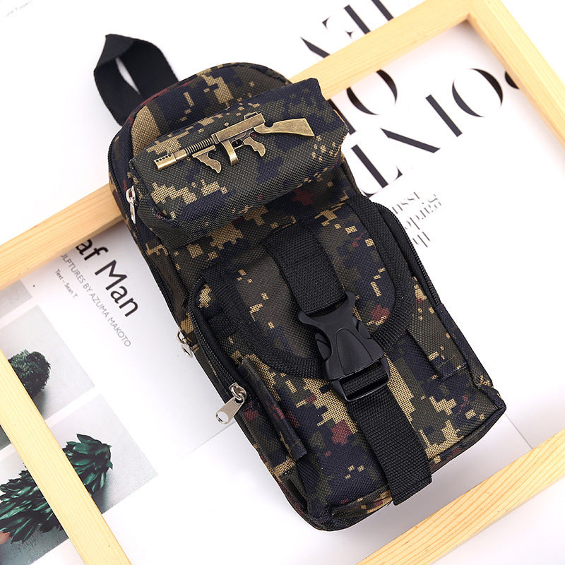 Oxford Cloth Camouflage Zipper Pen Bags