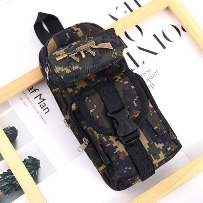 Oxford Cloth Camouflage Zipper Pen Bags