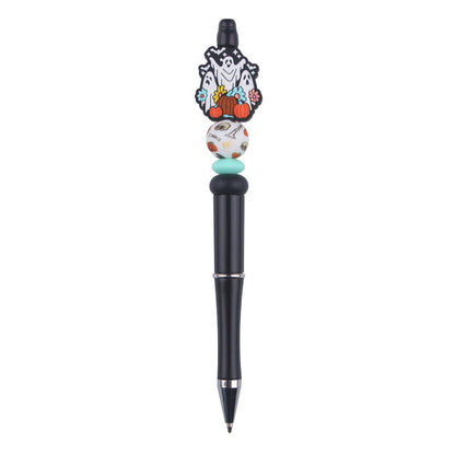 Beaded Pens DIY Creative Cute Cartoon Halloween Silicone