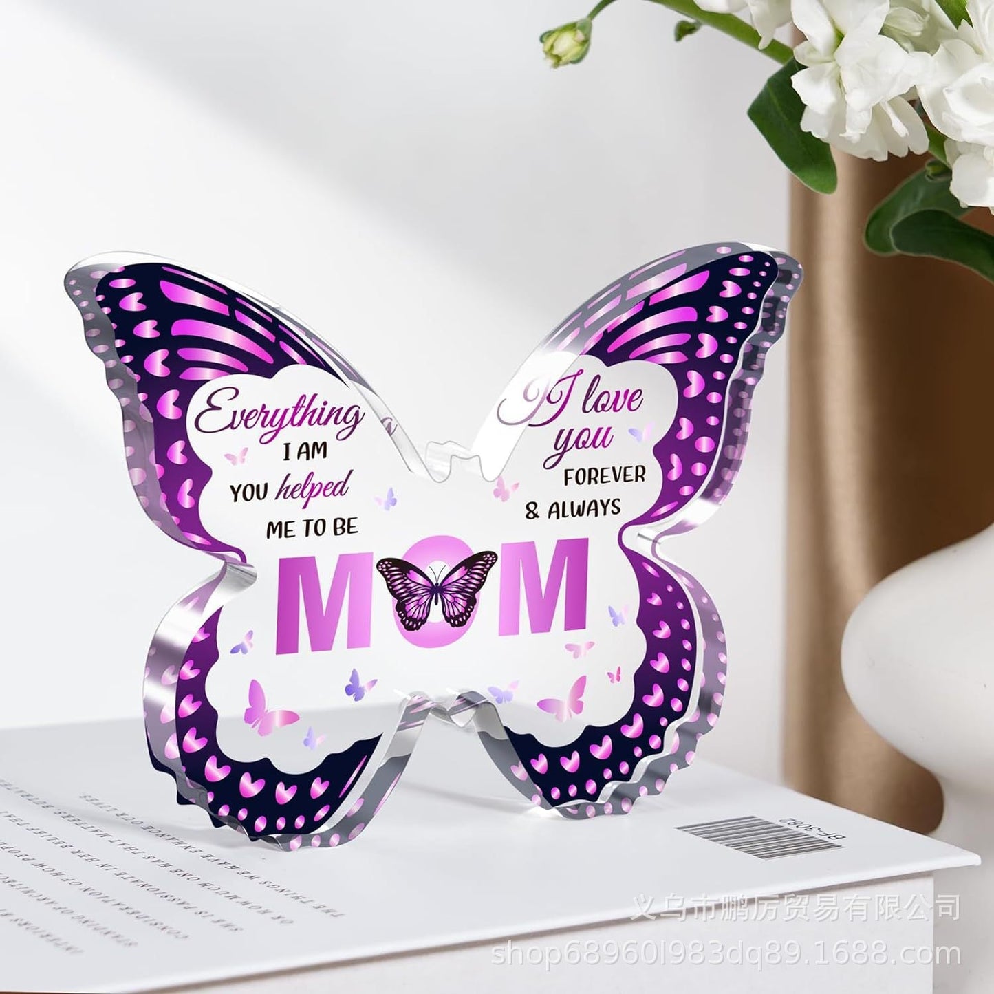 Mother's Day Butterfly Acrylic Ornaments