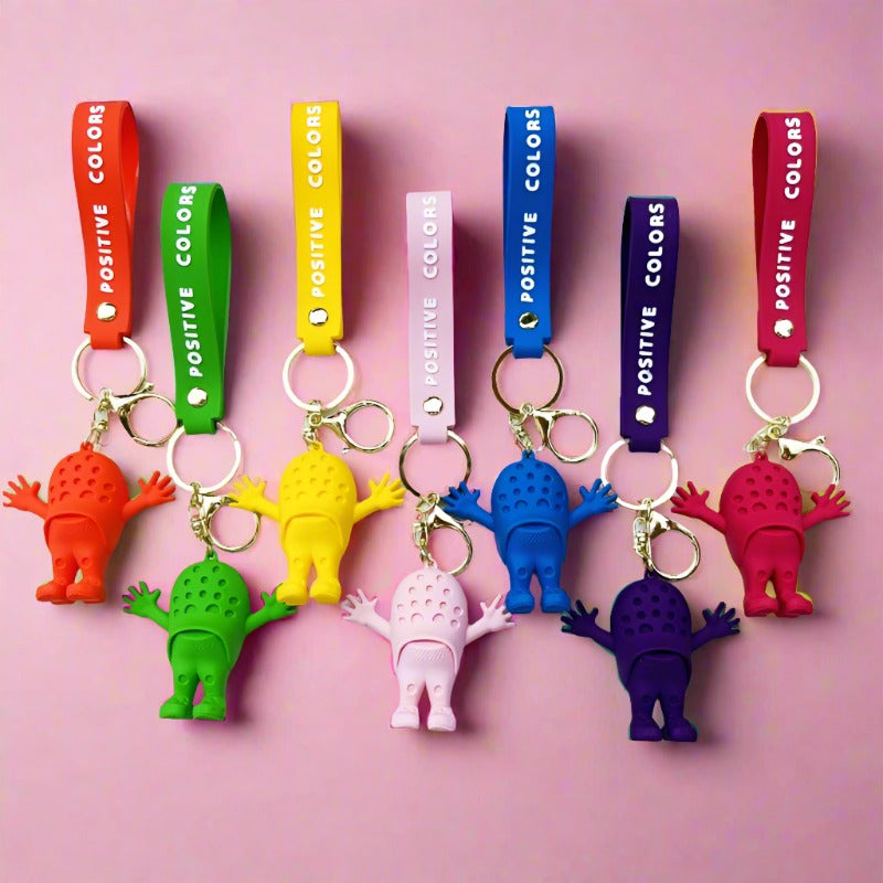 Slippers PVC Keychain