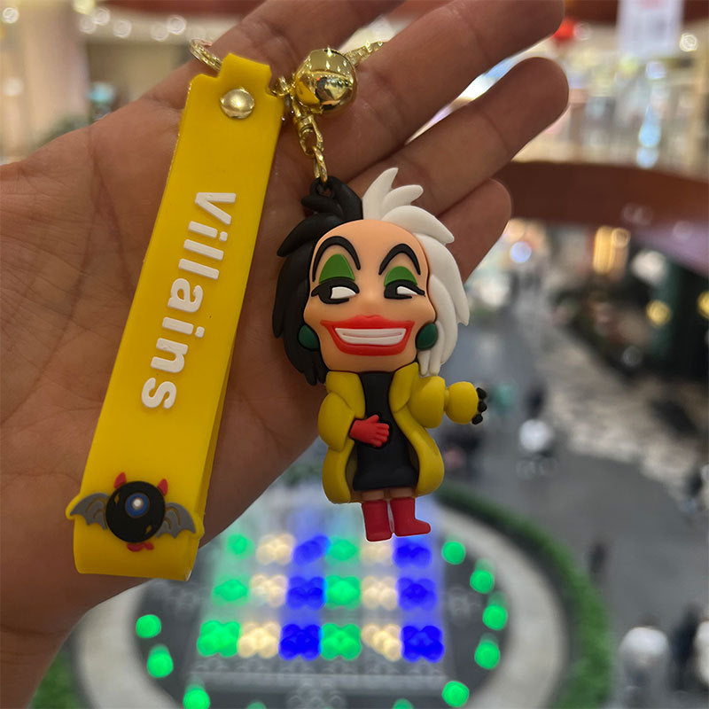 Cartoon Cute PVC Silicone Keychains Creative Keychain