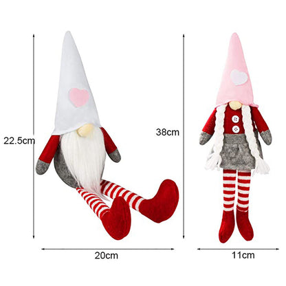 Valentine's Day non-woven bouquet doll ornaments