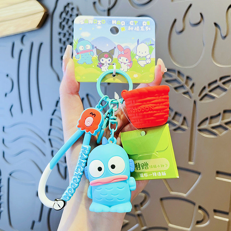 Cartoon KuKu PVC Soft Keychain Creative Keychain
