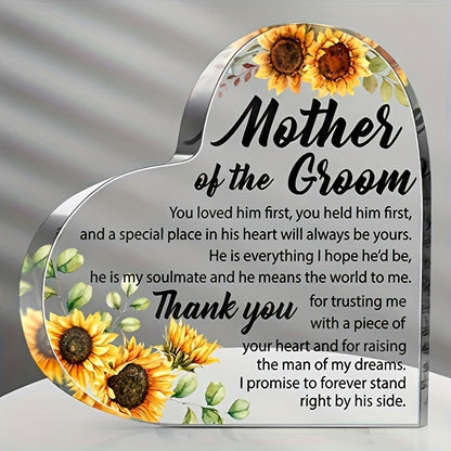 Transparent and Caring Acrylic Ornaments for Mother's