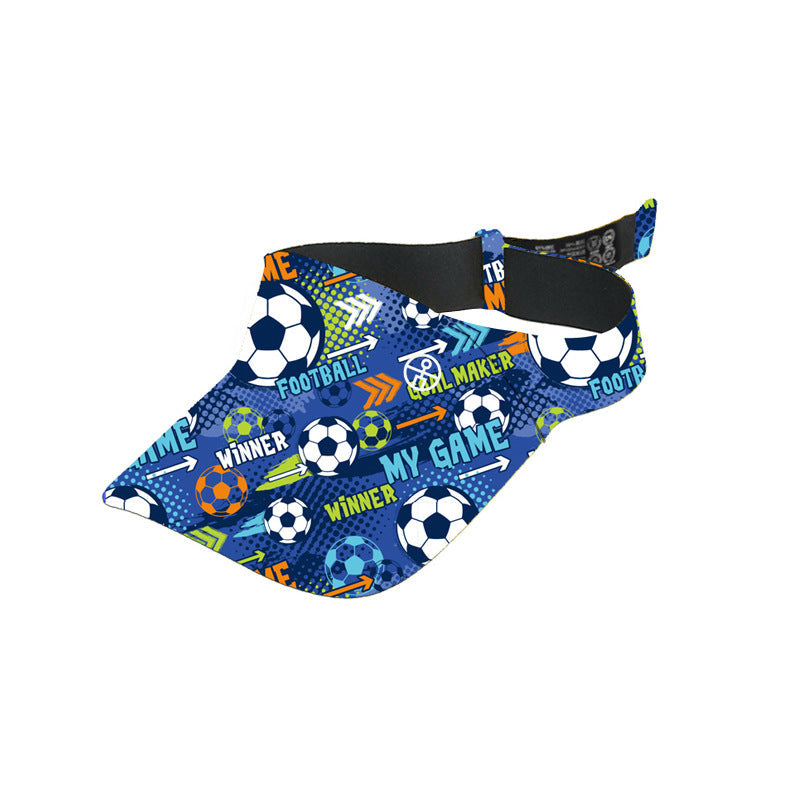 Polyester Kids Summer Print Sports Beanie Hat