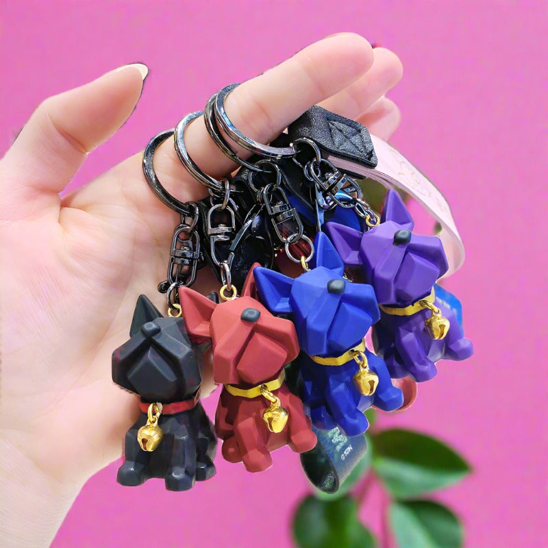 Cute Puppy Keychain Bag Ornaments Creative Keychain