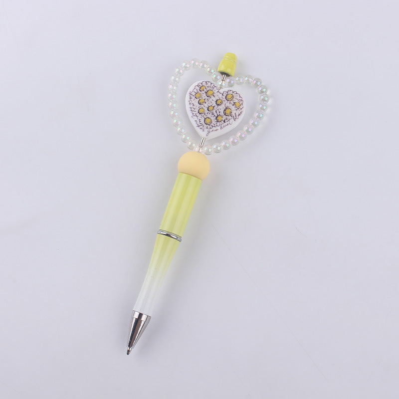 DIY Cartoon Love Silicone Color Plastic Ballpoint Pen
