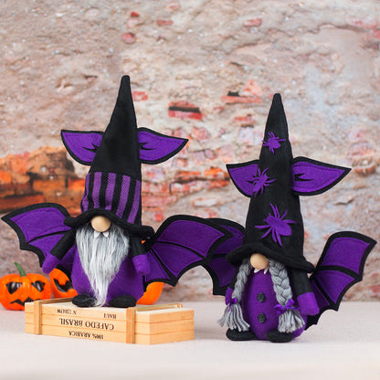 Bat Vampire Faceless Old Man Wings Halloween Dwarf