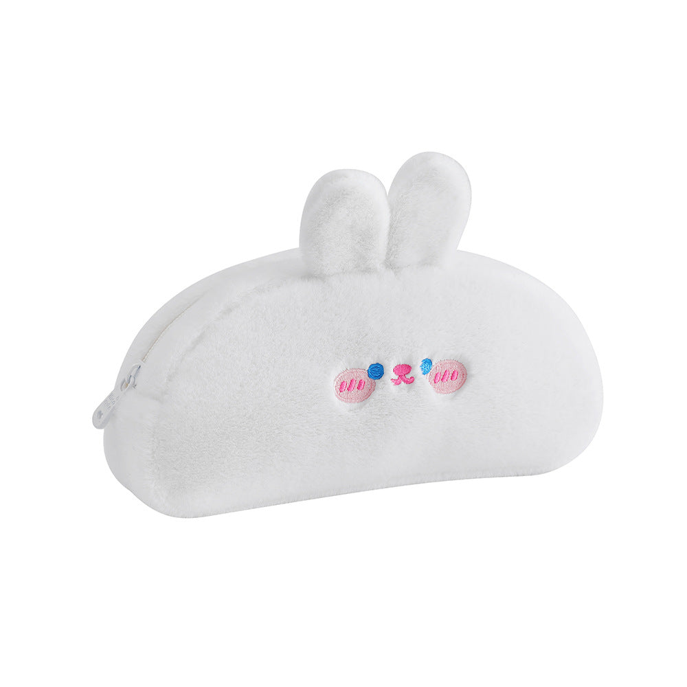 Cartoon Pig Plush Pencil Bag