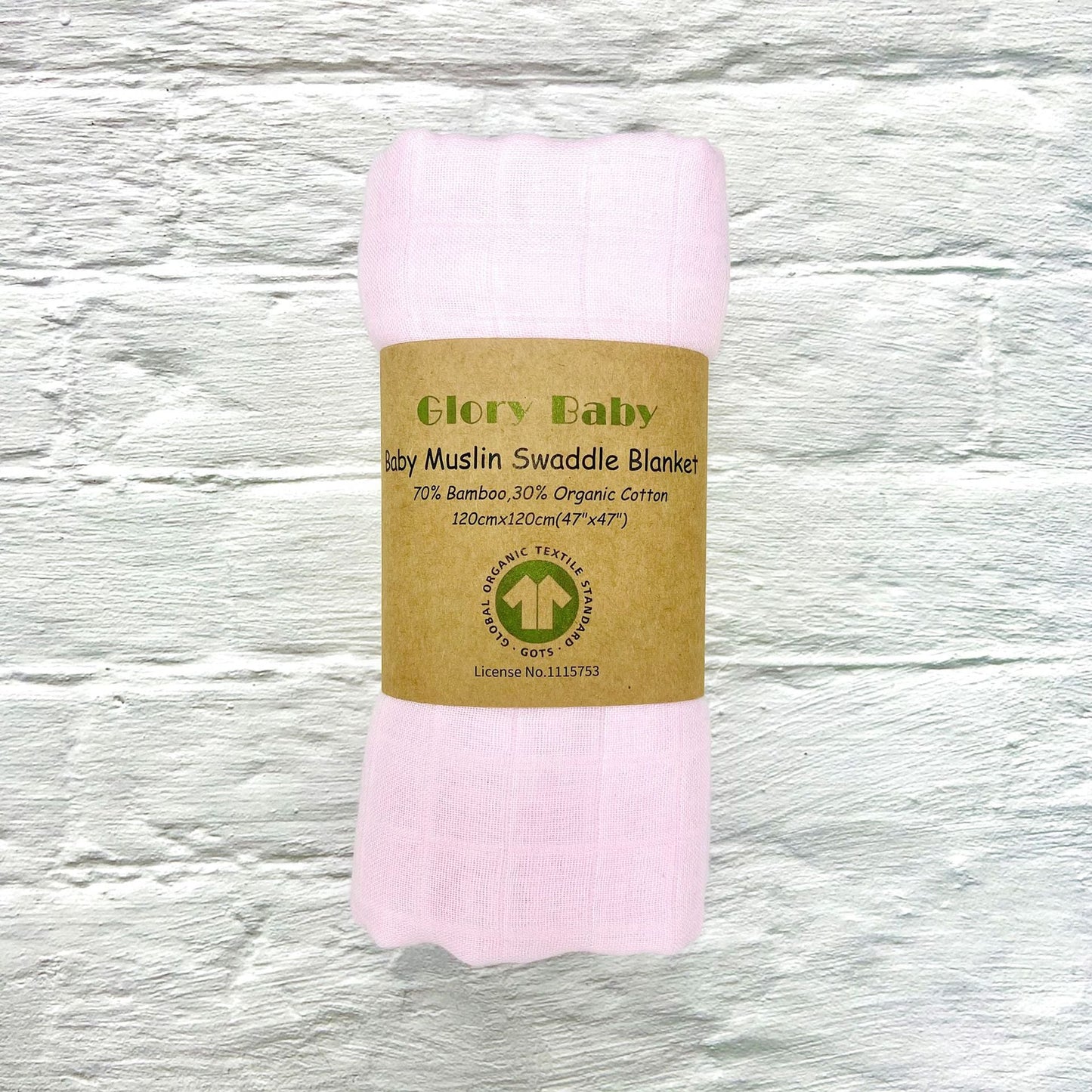 Double Bamboo Cotton Newborn Solid Color Gauze Blanket